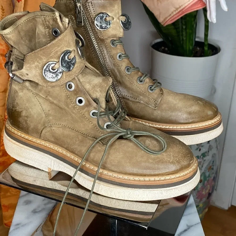 New A.S. 98 Lena Lace Up Ankle Boots